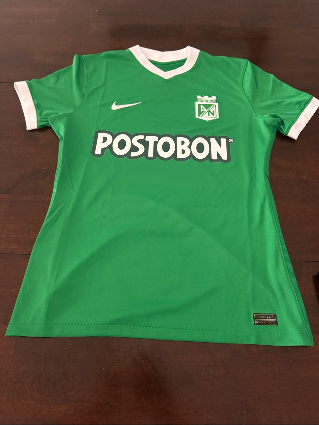 2022 Atltico Nacional Authentic Jersey (Player Version) Size L Slim Fit